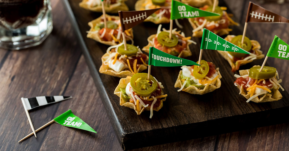 Practice Food Safety with party hors d'oeuvres